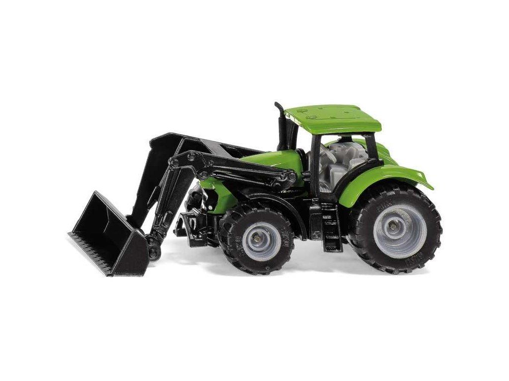 SIKU Blister - traktor Deutz-Fahr s předním nakladačem