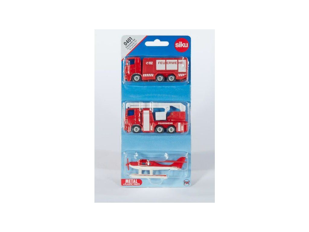 SIKU Blister set - hasičský set, 3 ks