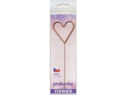 Prskavka srdce - měděné