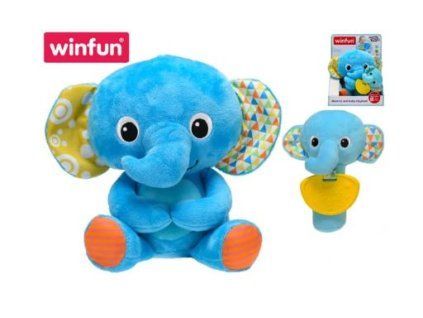 Winfun modrý sloník se slůnětem