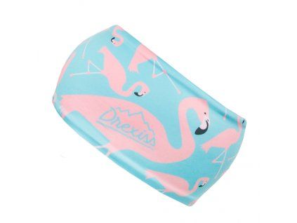 Drexiss funkční čelenka FLAMINGO - MINT DĚTSKÁ jaro