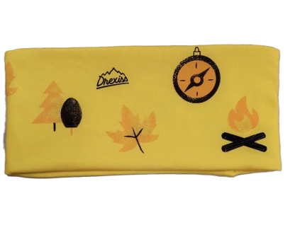 Drexiss funkční čelenka ADVENTURE YELLOW DOSPĚLÁ jaro/léto