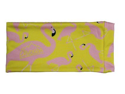 Drexiss funkční čelenka YELLOW FLAMINGO DOSPĚLÁ jaro/léto