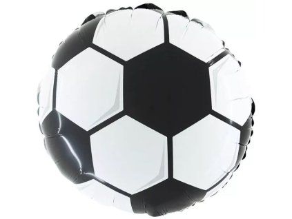 Fóliový balónek kulatý 45 cm Fotbalový míč