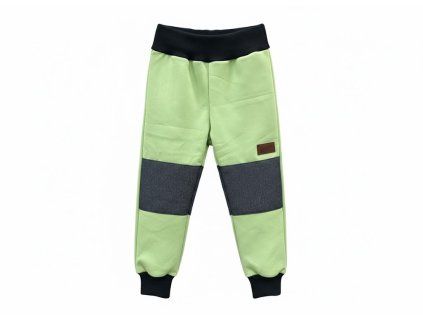 Drexiss softshellové kalhoty GREEN - ZATEPLENÉ