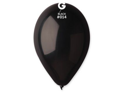 Výhodné balení kulatých latexových balónků 30cm Černá 100ks #014
