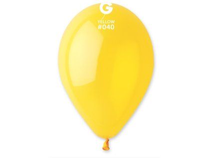 Kulatý latexový balónek 30cm Sytá žlutá #040