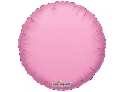 Fóliový balónek kulatý 46cm Světle růžový