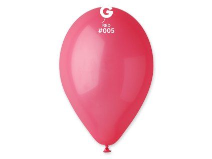 Kulatý latexový balónek 30cm Červená #005