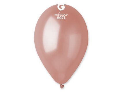 Kulatý latexový balónek 30cm Rosegold #071