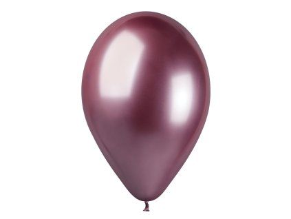 Chromové latexové balónky 33cm Shiny Růžová 50ks #091