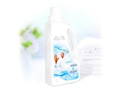EURONA WHITE & BRIGHT Tekutý prostředek na bílé a světlé 1000ml