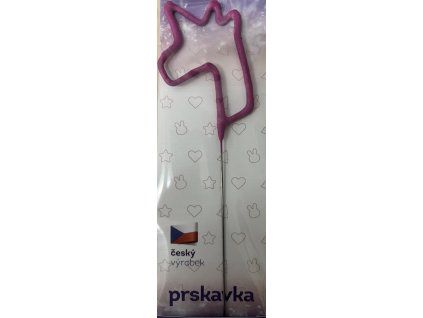 Prskavka jednorožec - růžová