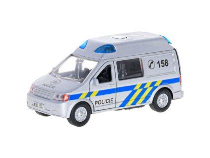 Auto Policajná dodávka na batérie - svetlo, zvuk
