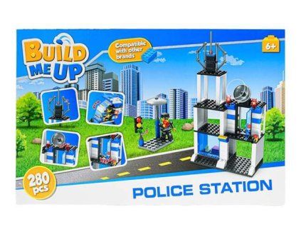 Stavebnice BuildMeUP - Policejní stanice 280ks v krabičce