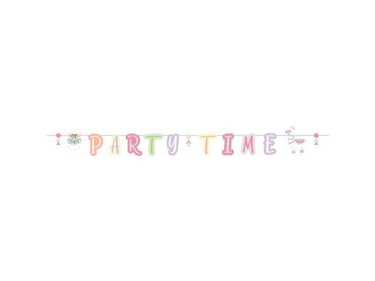 Girlanda Banner PARTY TIME motiv Lama