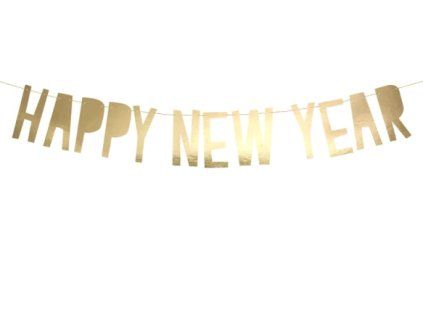 Girlanda - Happy New Year - barevné varianty