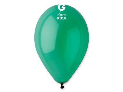 Kulatý latexový balónek 30cm Lahvově zelená #018