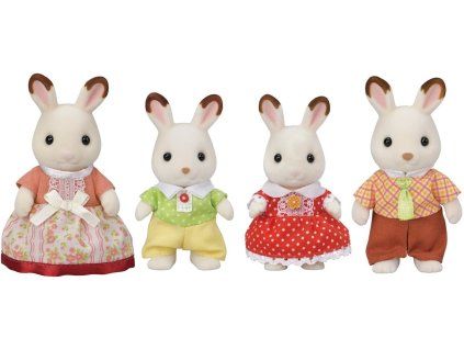 Sylvanian Families - Rodina čokoládových králíků - NOVÁ #5655