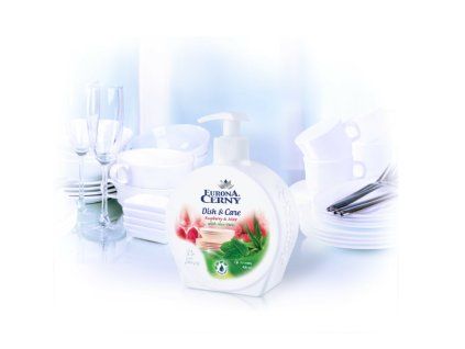 EURONA RASPBERRY & MINT Prostředek na mytí nádobí s Aloe vera 400 ml
