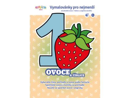 Vymalovánky pro nejmenší - Ovoce a číslice