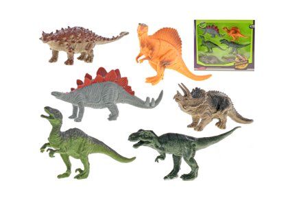 Sada Dinosaurů 14-17 cm 6ks v krabičce