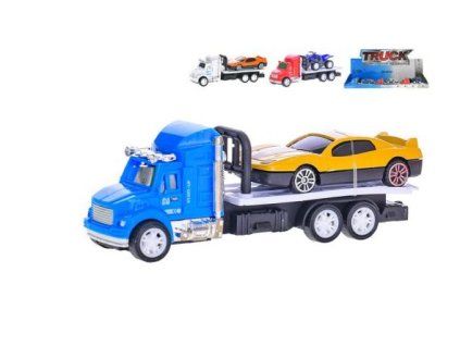 Nákladní auto 12,5 cm na setrvačník s vozidlem - různé barvy