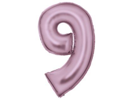 86 cm fóliový balónek číslice 9 - barevné varianty