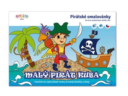 Pirátské omalovánky - Malý pirát Kuba