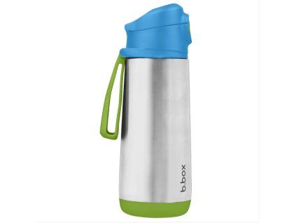 B.box Termoska na pití SPORT 500ml - modrá/zelená