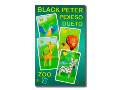 Černý Petr/Pexeso/Dueto ZOO 3v1
