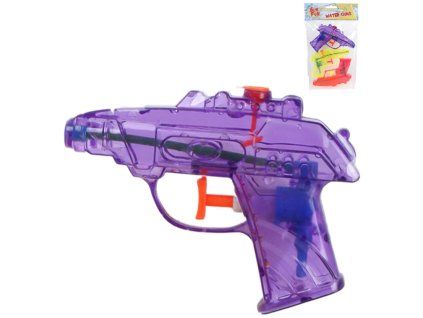Set 3 kusů Pistolka barevná vodní stříkací průhledná na vodu