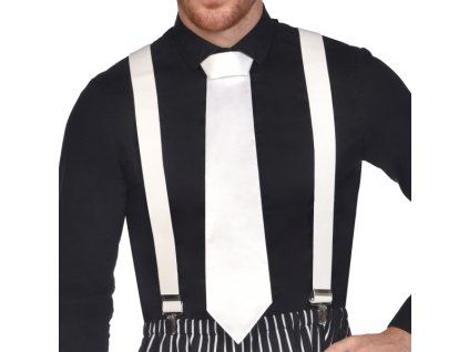 bílá kravata