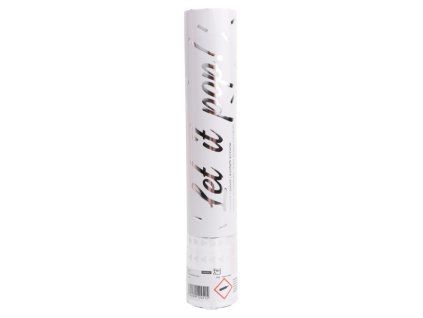 Vystřelovací konfety zlaté pásky, 28 cm