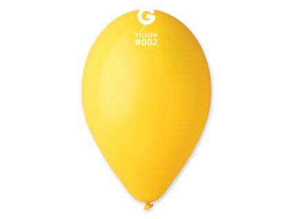 Kulatý latexový balónek 30cm Žlutá #002