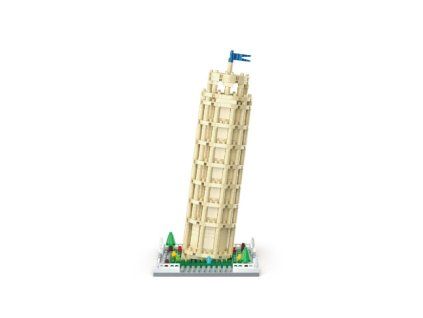 KOCO Stavebnice Šikmá věž v Pise 548 dílků 8x8x17,5 cm