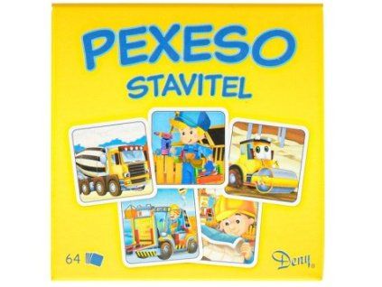 Pexeso Stavitel 64ks v krabičce