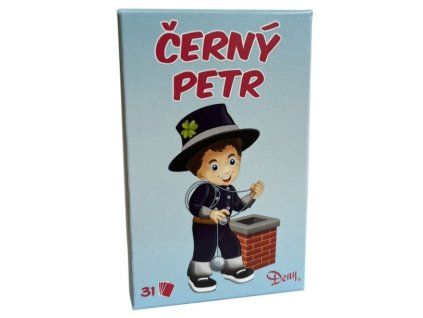 Rappa Karty Černý Petr kominík modrá krabička