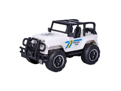 Auto Jeep policejní džíp na setrvačník český design policie české republiky