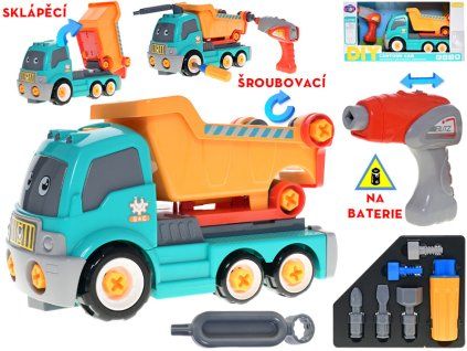 Auto popelářské 31cm šroubovací s vrtačkou na baterie a doplňky v krabičce