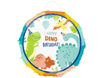 Piňata složená - Happy Birthday Dino