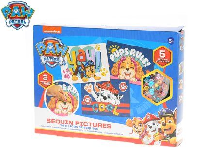 Paw Patrol - Tlapková patrola - Mozaika s flitry