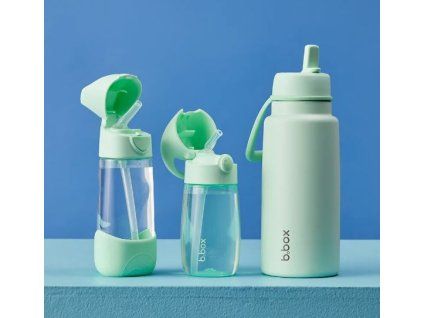 B.Box LÁHEV NA PITÍ S BRČKEM 450 ML - spearmint