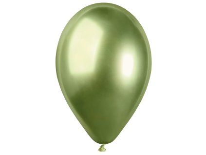 #105 Latexový balonek chromový Kiwi 33 cm