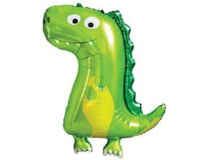 Fóliový balónek 71 × 41 cm Roztomilý dinosaurus