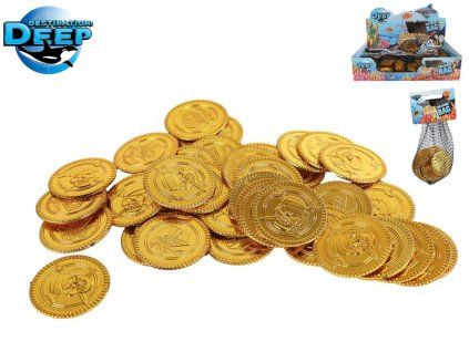 Destination Deep zlaté mince 40ks v síťce 18ks