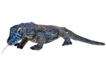 Varan komodský plyšový 90cm