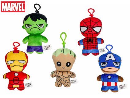 Marvel přívěsek na klíče plyšový 13cm 5druhů