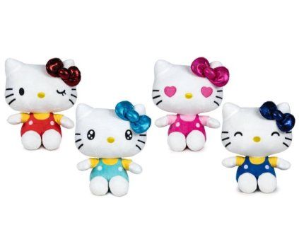 Hello Kitty sedící plyšová - 16 cm - 4 druhy