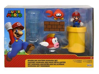 Super Mario Set figurek dioráma 6 cm